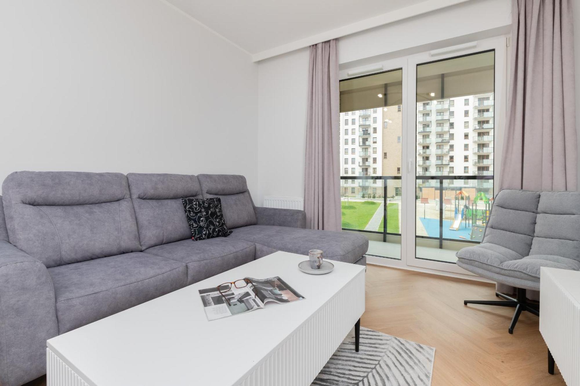 Nowa Letnica Comfortable Apartments With Balcony & Parking Gdansk By Noclegi Renters Zewnętrze zdjęcie