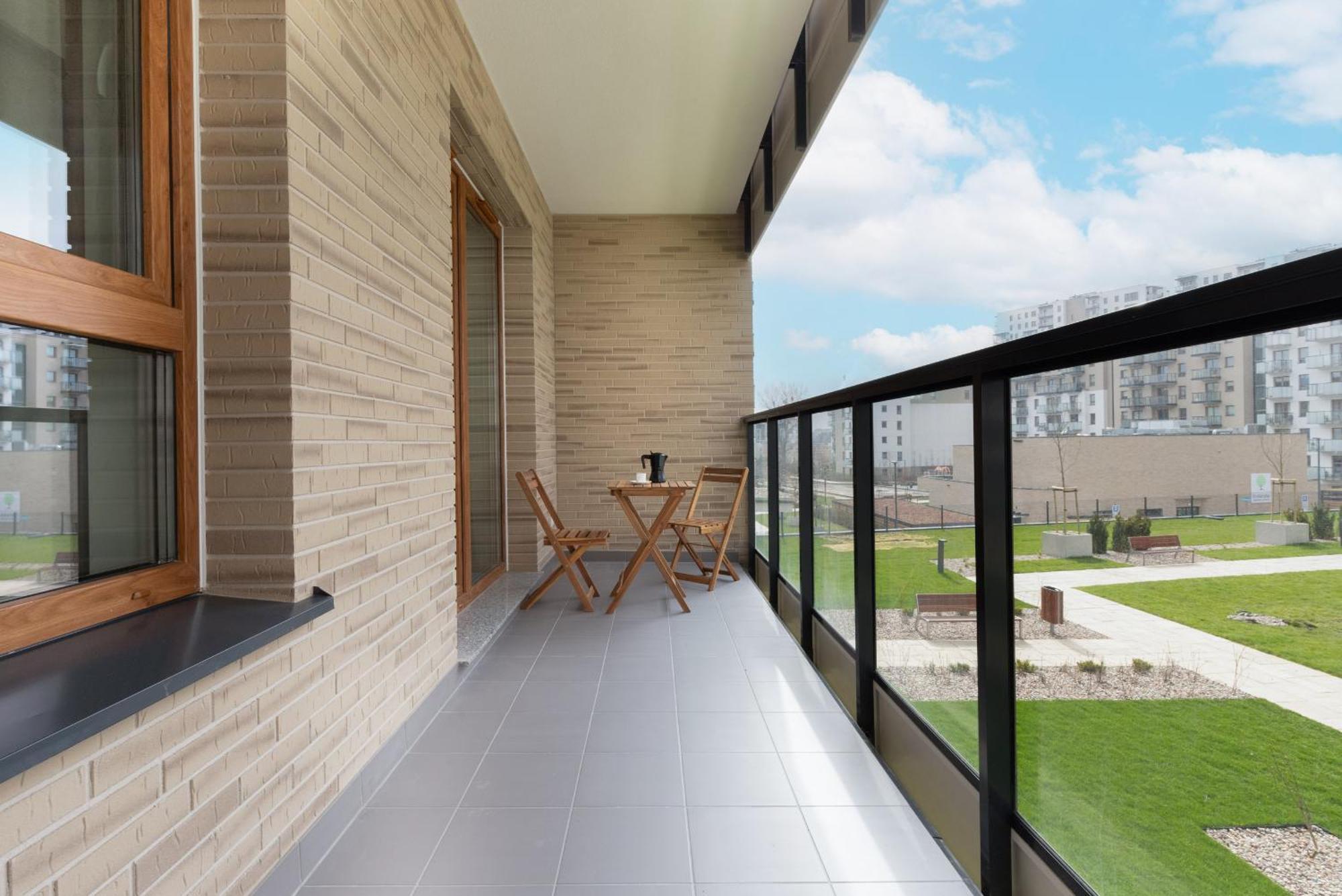 Nowa Letnica Comfortable Apartments With Balcony & Parking Gdansk By Noclegi Renters Zewnętrze zdjęcie