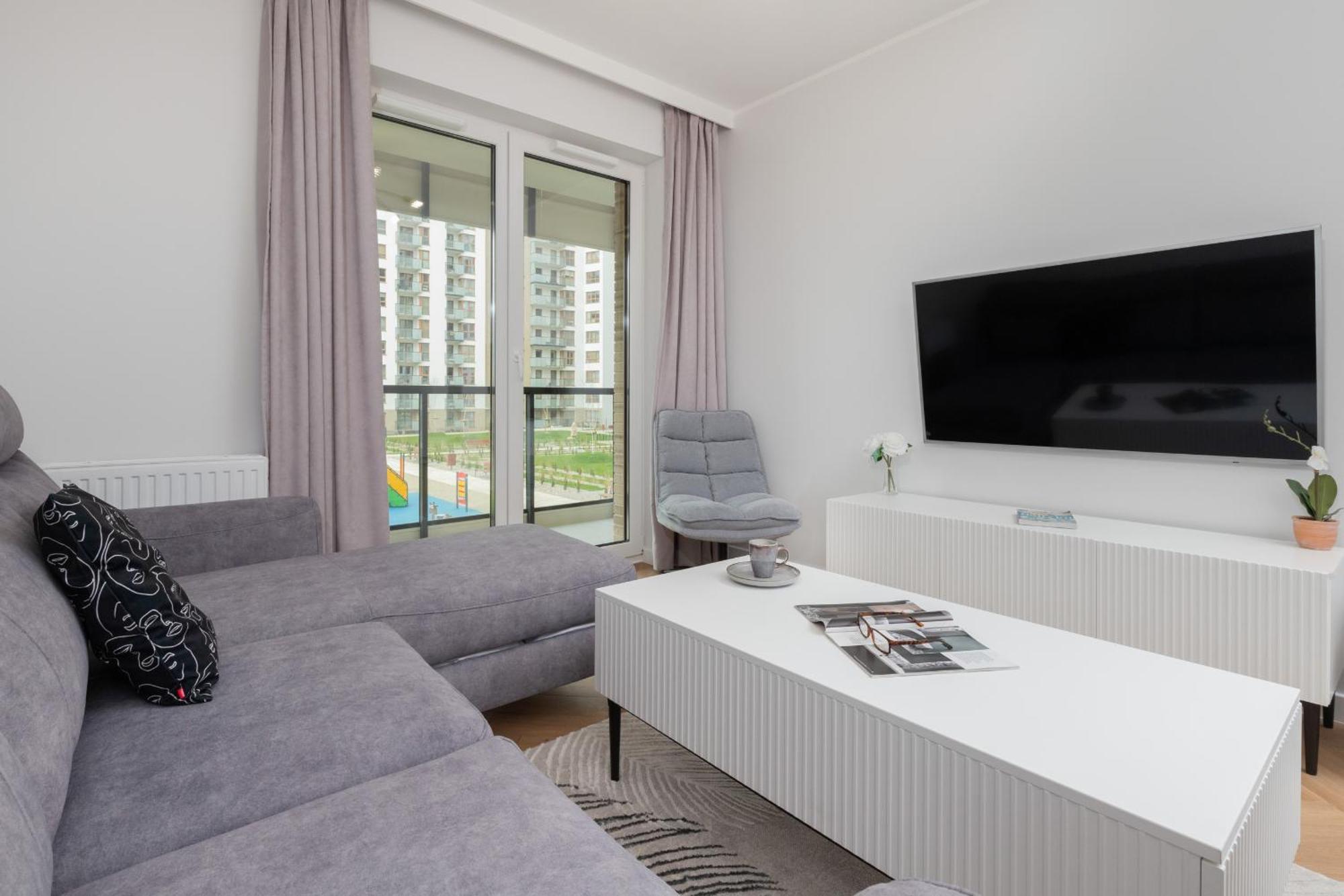 Nowa Letnica Comfortable Apartments With Balcony & Parking Gdansk By Noclegi Renters Zewnętrze zdjęcie