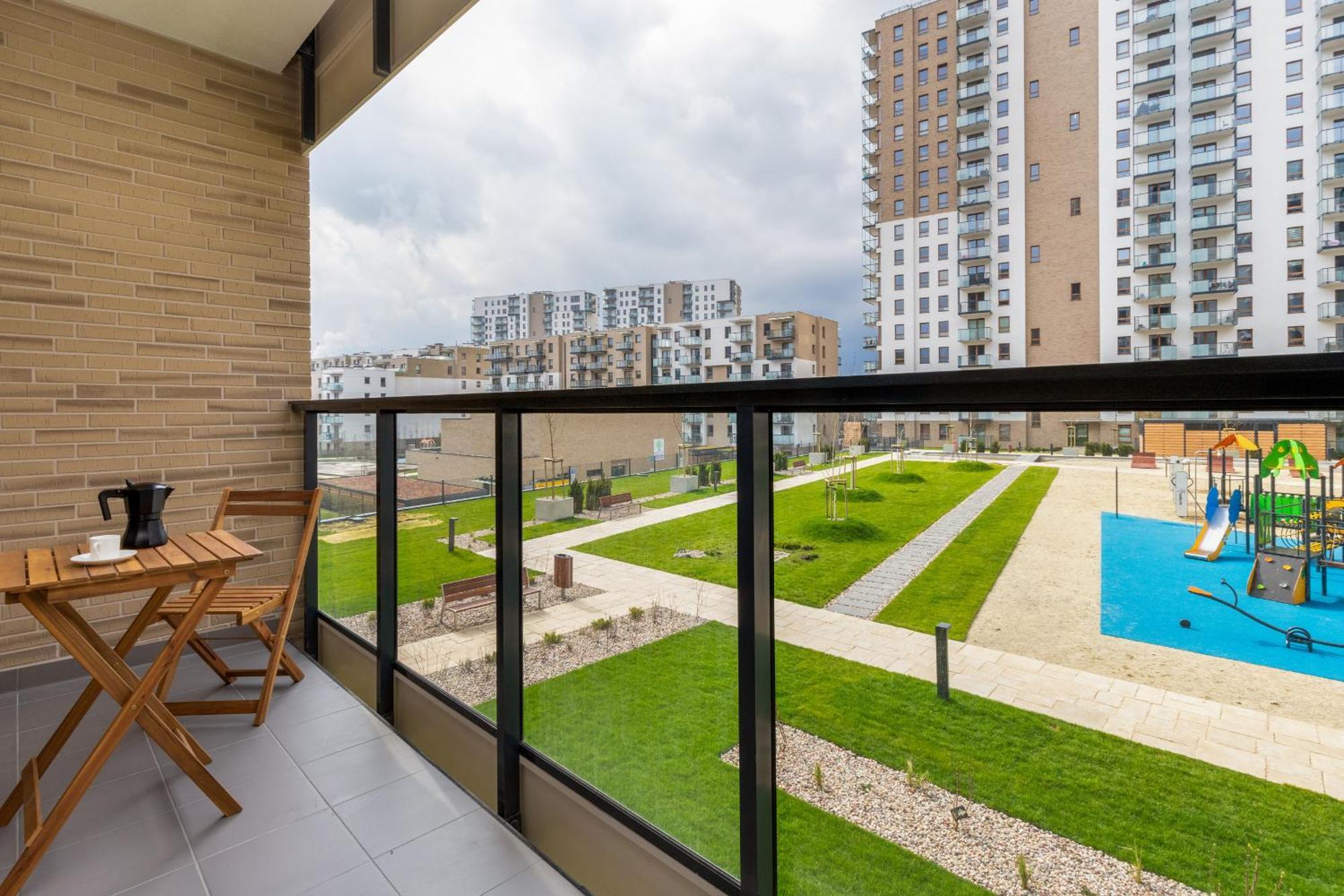 Nowa Letnica Comfortable Apartments With Balcony & Parking Gdansk By Noclegi Renters Zewnętrze zdjęcie